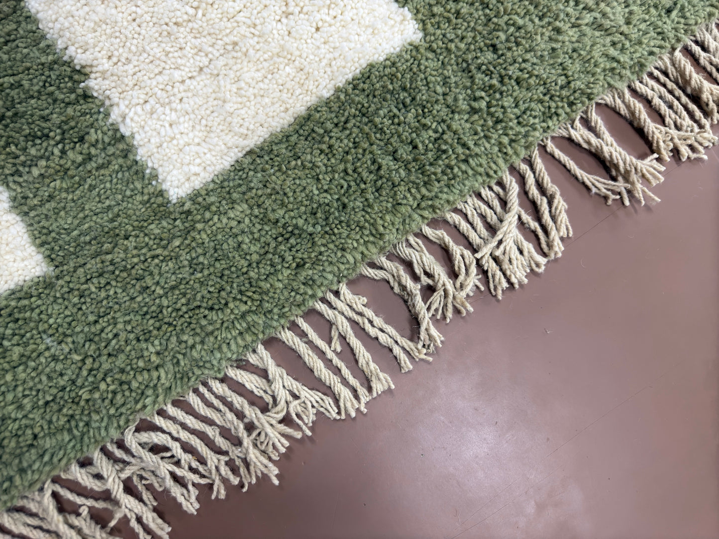 Handwoven Moroccan Wool Rug - Custom Rug