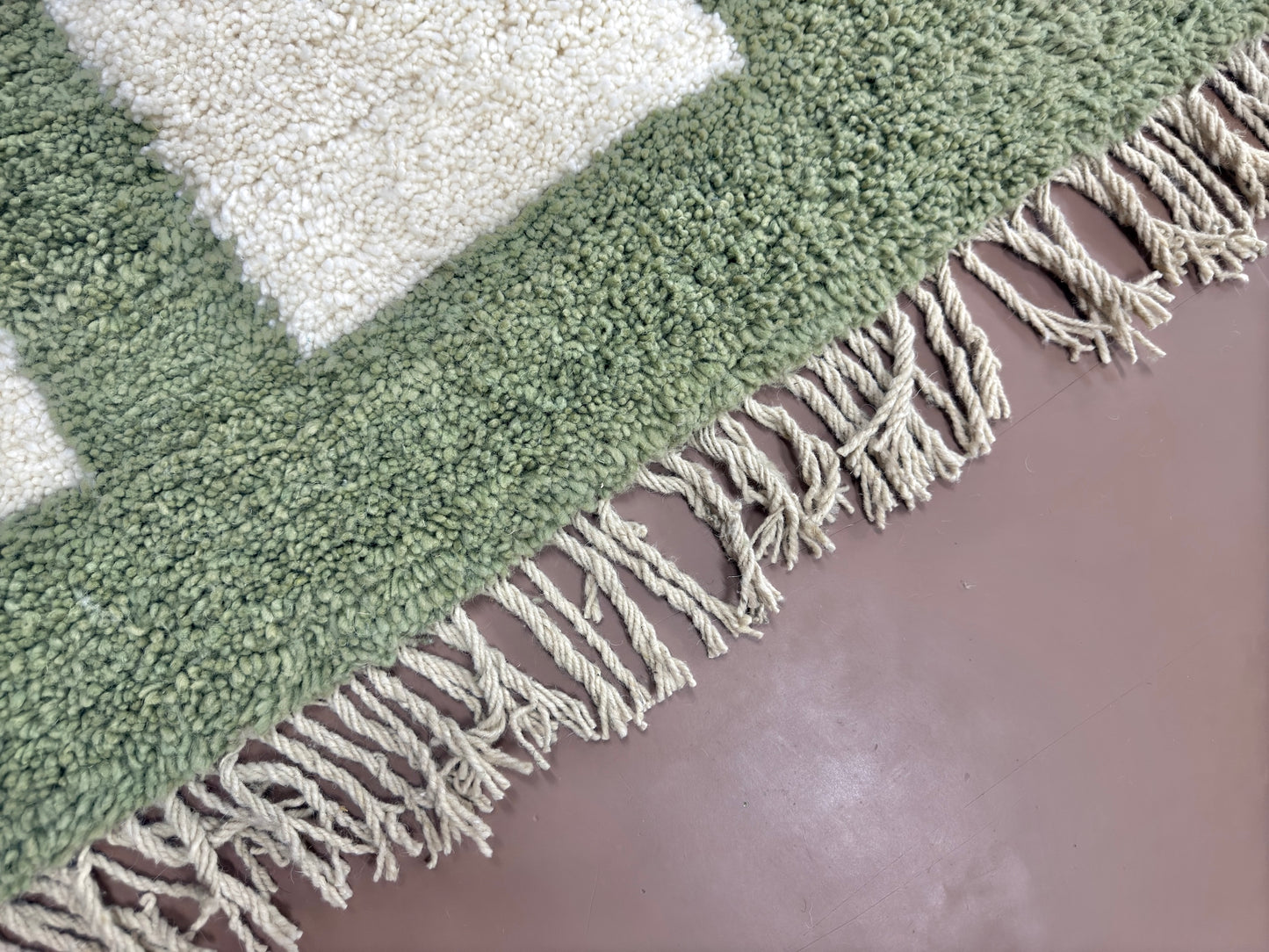 Handwoven Moroccan Wool Rug - Custom Rug