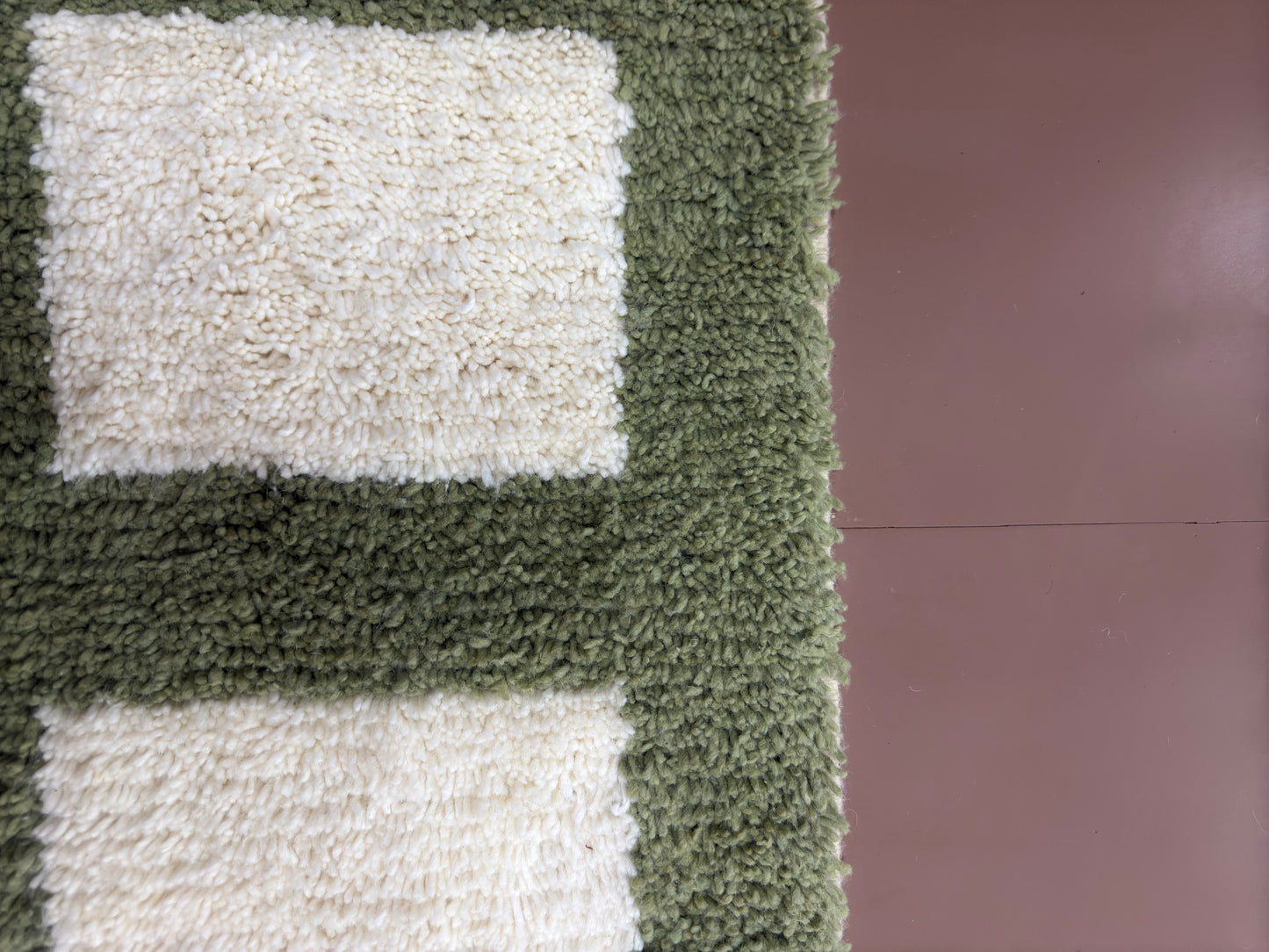 Handwoven Moroccan Wool Rug - Custom Rug