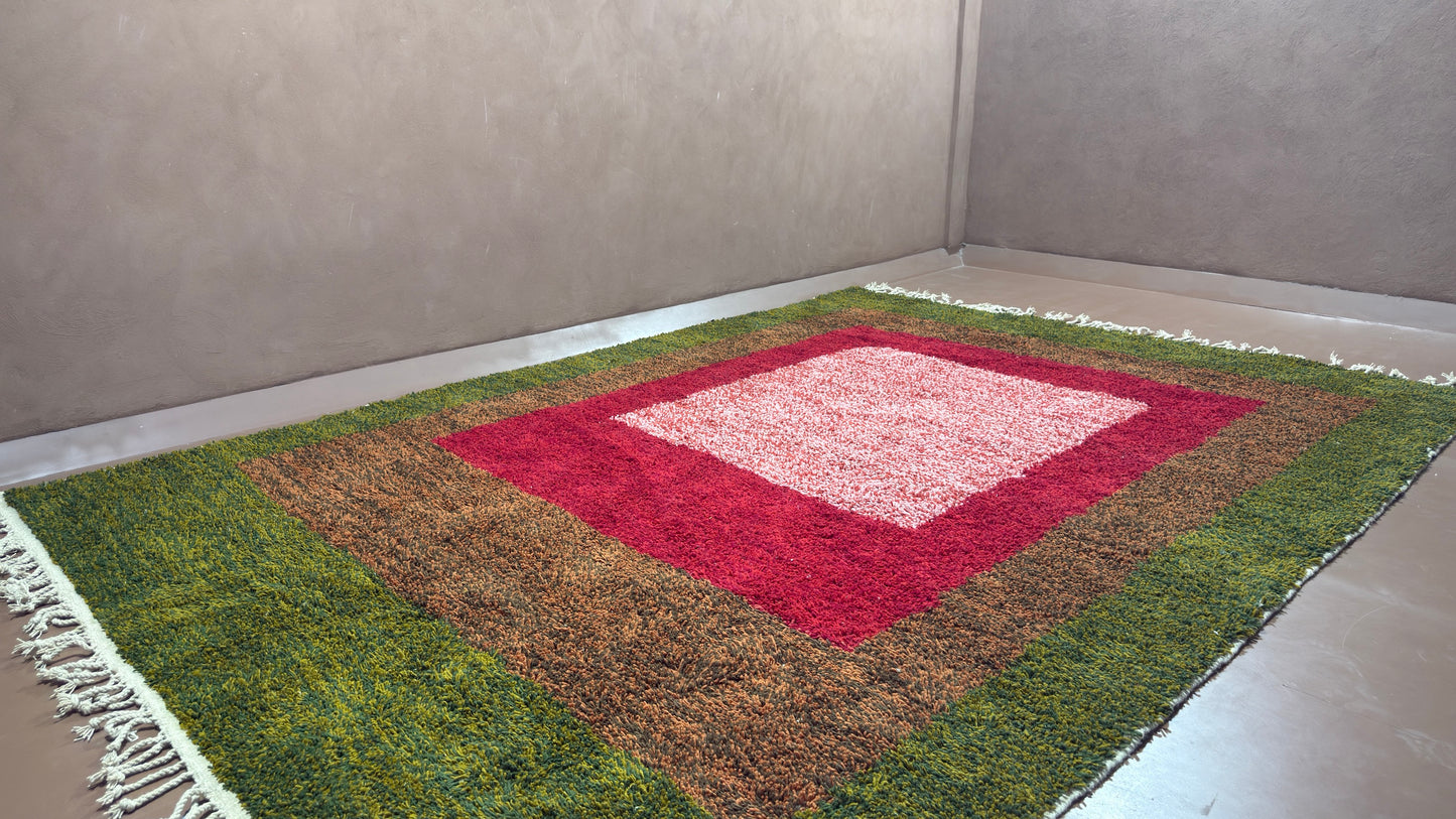Colorful Handmade  Rug -  Custom Moroccan Rug - Wool Rug