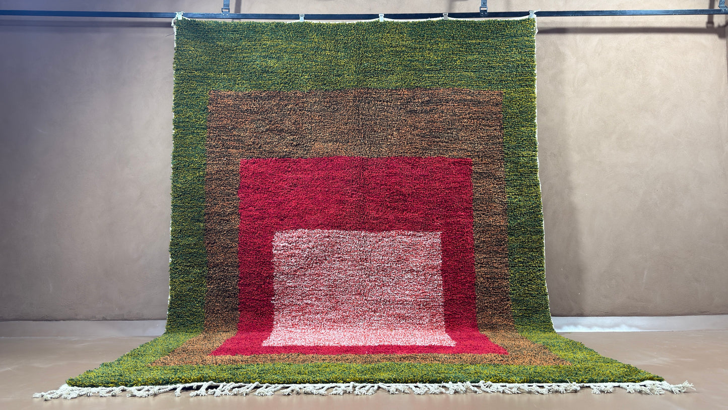 Colorful Handmade  Rug -  Custom Moroccan Rug - Wool Rug
