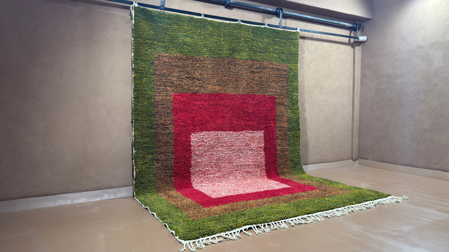 Colorful Handmade  Rug -  Custom Moroccan Rug - Wool Rug