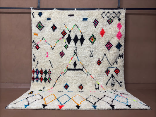 Handwoven Moroccan Beni Ourain Rug – Custom Rug