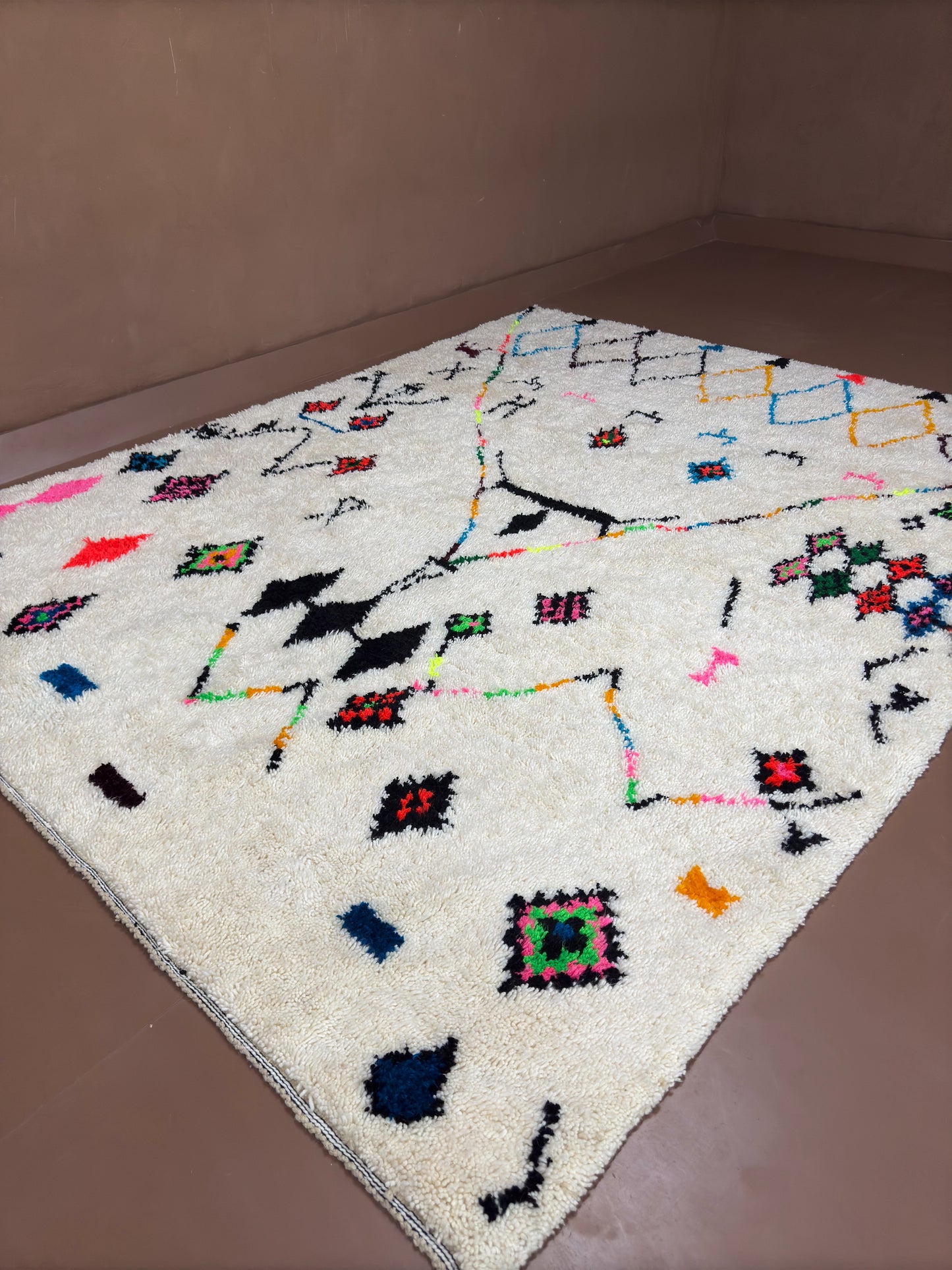 Handwoven Moroccan Beni Ourain Rug – Custom Rug