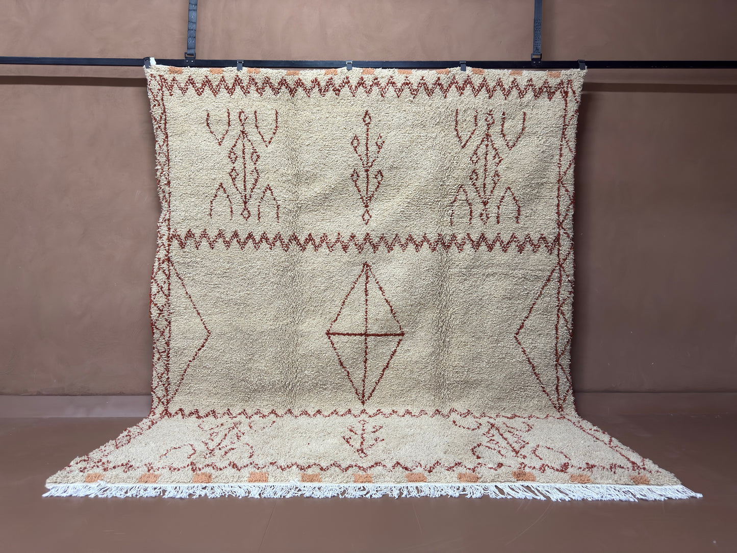 Custom Handwoven Moroccan Rug -Wool rug