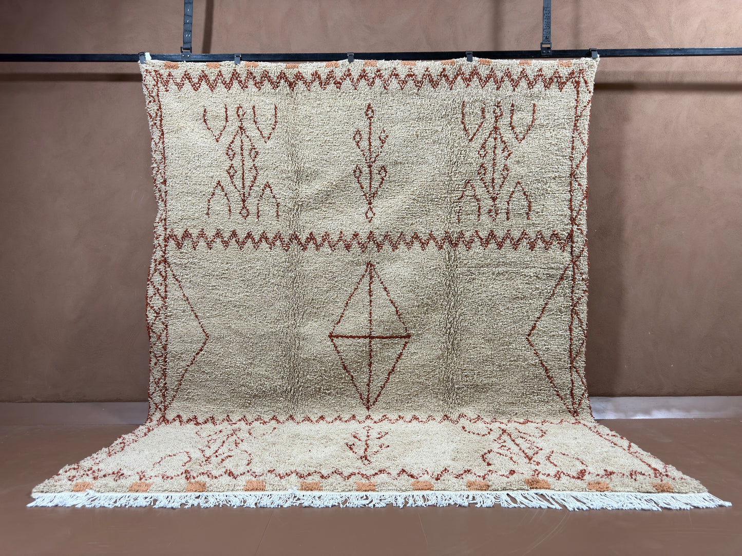 Custom Handwoven Moroccan Rug -Wool rug