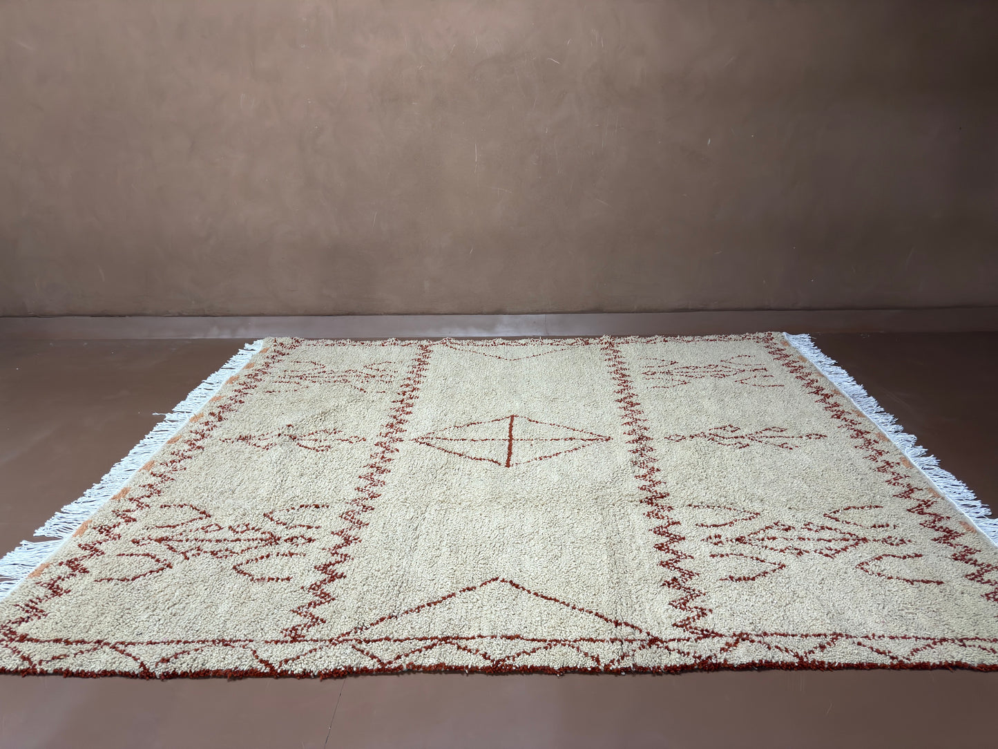 Custom Handwoven Moroccan Rug -Wool rug