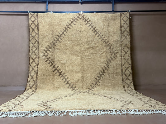 Handwoven Moroccan Wool Rug – Berber Design - Custom Rug
