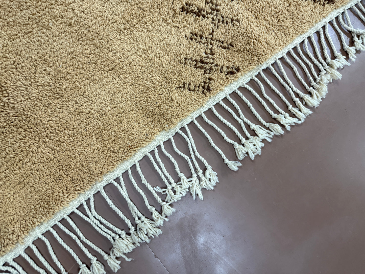 Handwoven Moroccan Wool Rug – Berber Design - Custom Rug