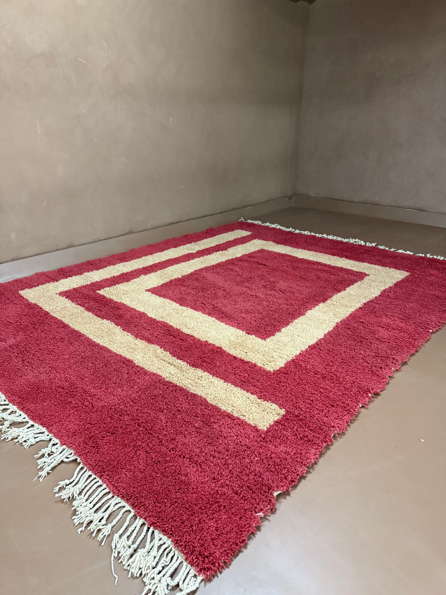 Custom Handwoven Moroccan Rug - Wool Rug
