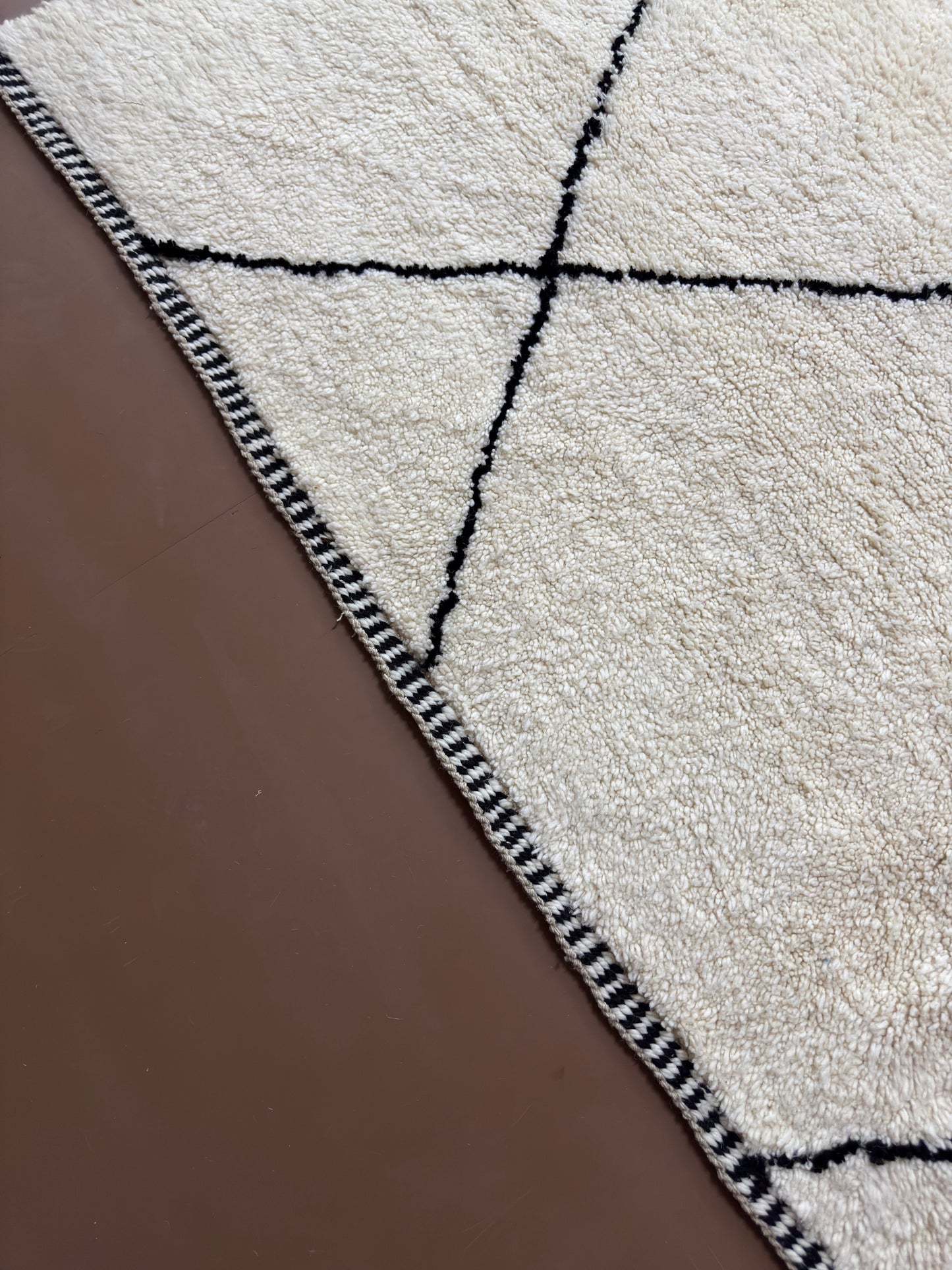 handwoven Moroccan Rug - Wool rug - Custom Rug