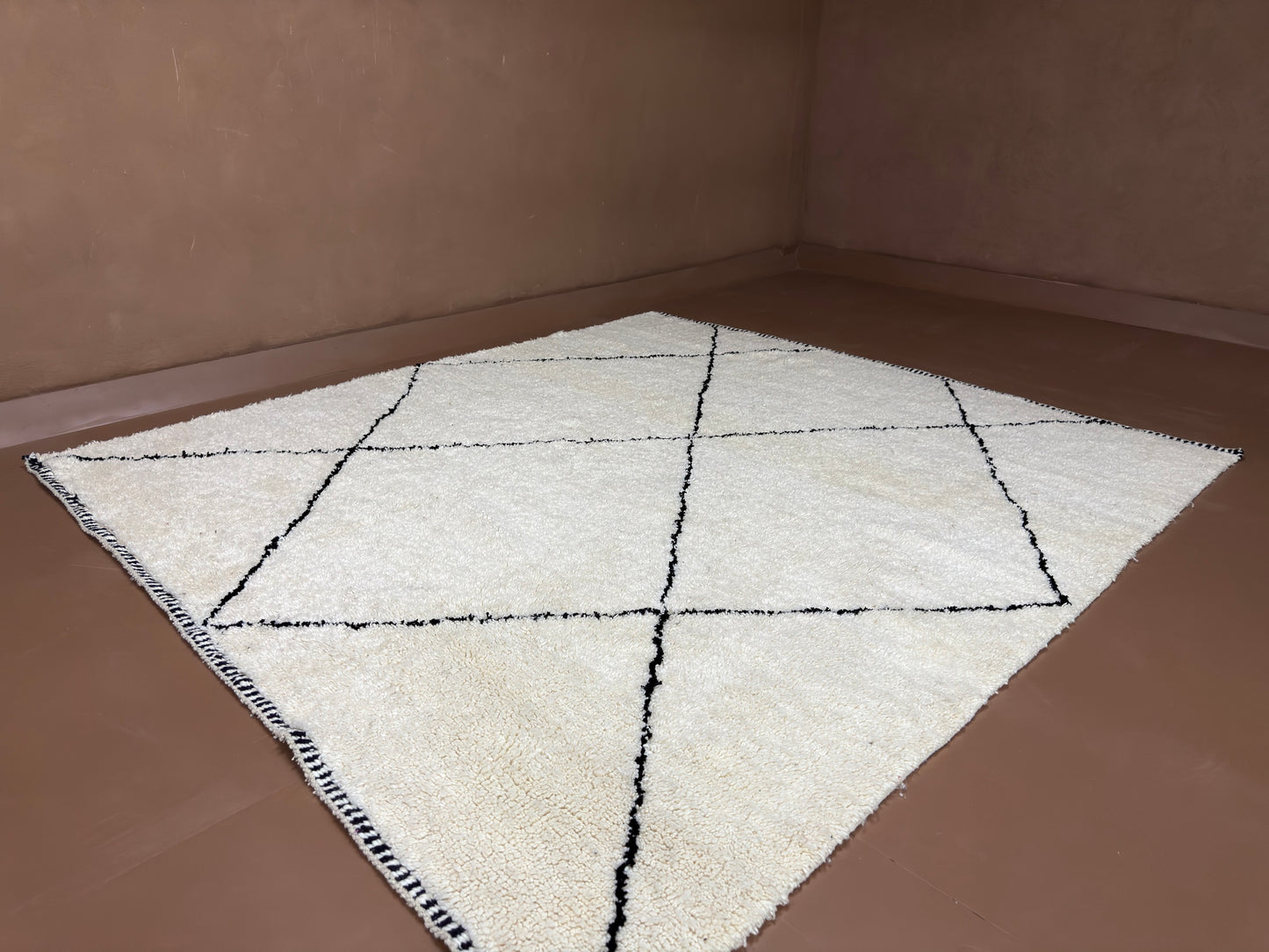 handwoven Moroccan Rug - Wool rug - Custom Rug