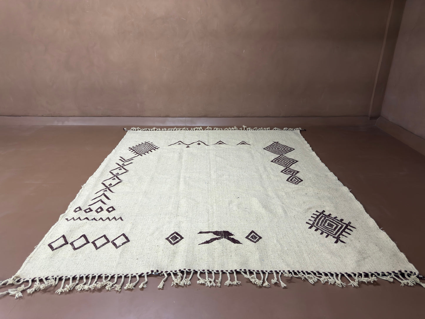 Handwoven Moroccan  Rug - Custom Rug - Wool Rug