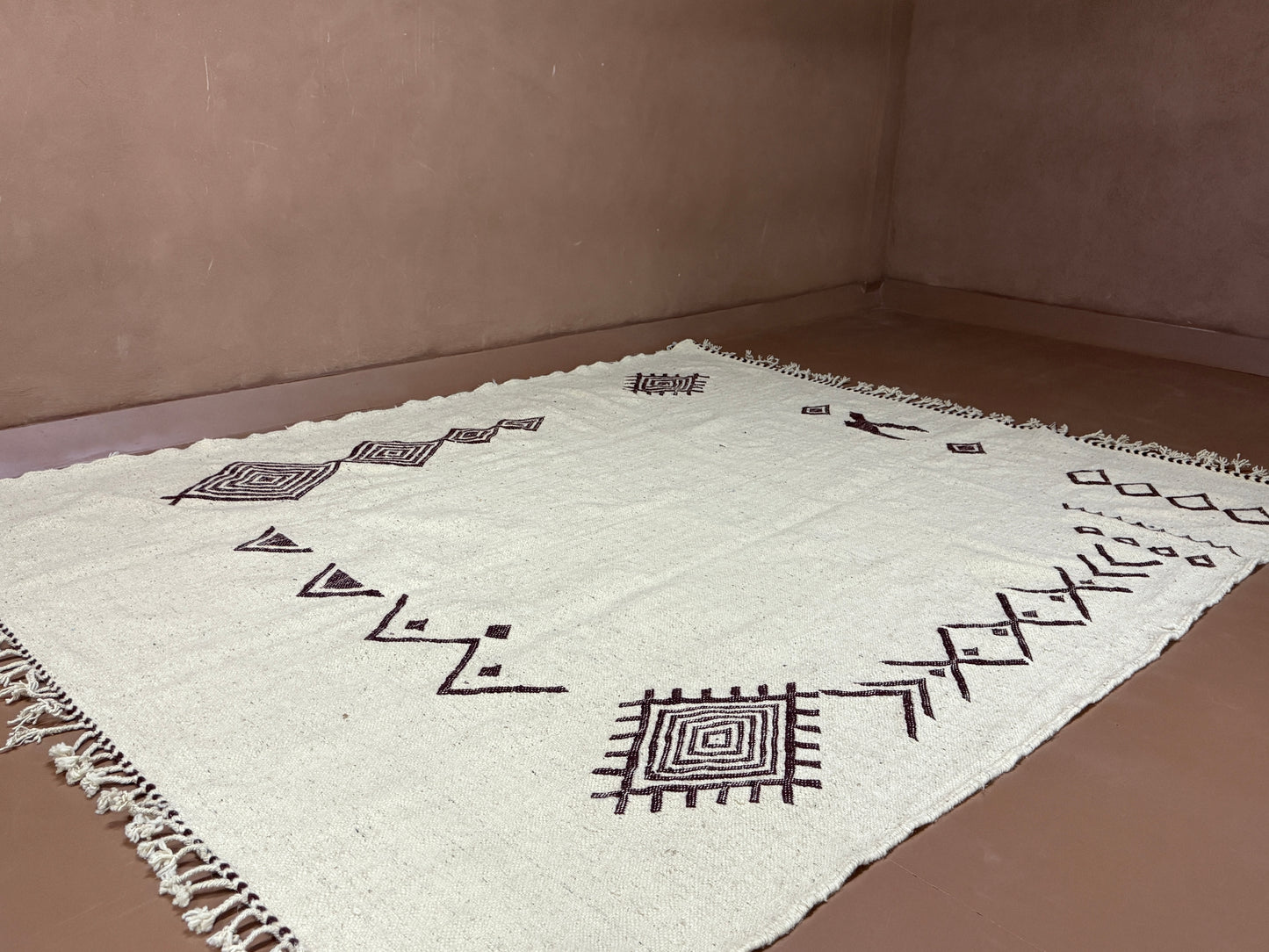 Handwoven Moroccan  Rug - Custom Rug - Wool Rug