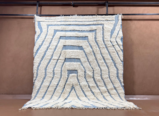 Beni Ourain Moroccan  Rug - Custom Wool Rug - Handmade Rug